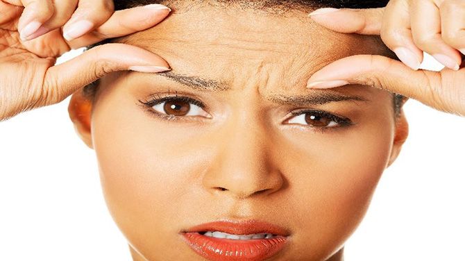 Why are wrinkles on face before age and rid of it?