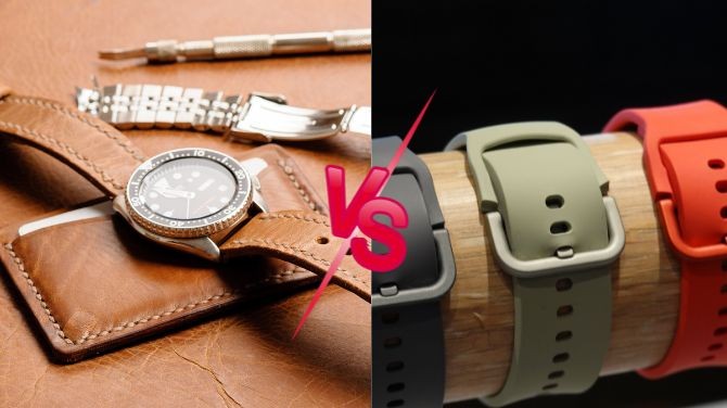 Luxury Leather vs. Sporty Silicone: Watch Band Showdown